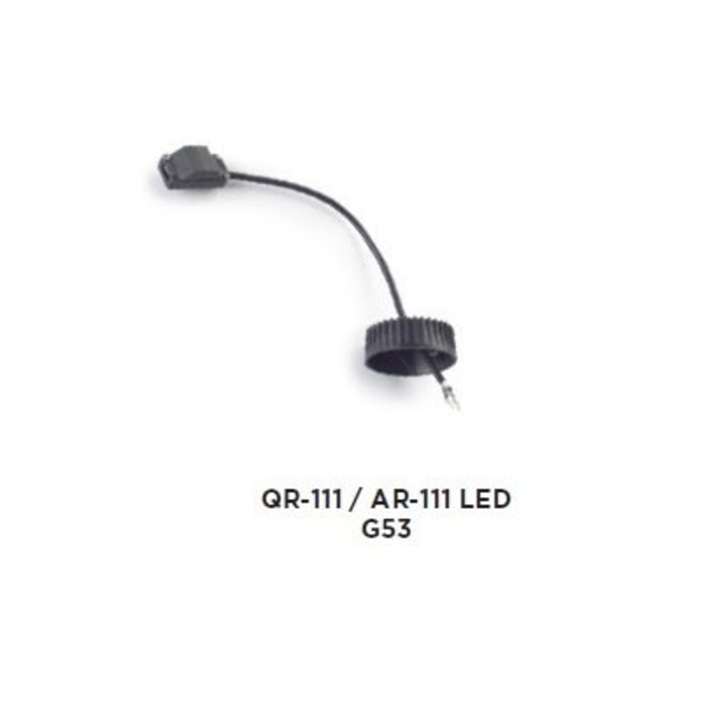 Leds-C4 Multidir Evo L trim inbouwspot voor AR111-G53 in wit, zwart of alu grijs
