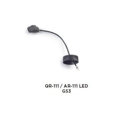 Leds-C4 Multidir Evo L trim inbouwspot voor AR111-G53 in wit, zwart of alu grijs