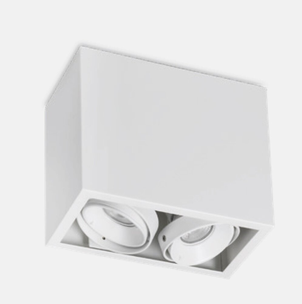 Leds-C4 Multidir EVO S double surface opbouwspot voor 2 x Ø50 led