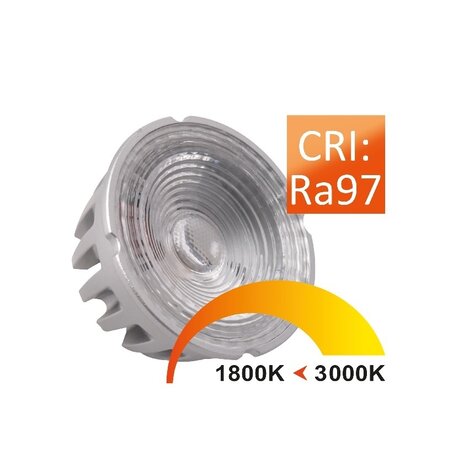 Megaman MM09810 Led Ø50mm module 350mA-5W Dim to Warm, excl. driver