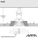 NAMA Fos01 trimless gips inbouwspot vierkant voor Ø50mm led