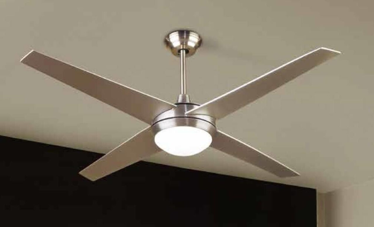 Leds-C4 Hawai plafond ventilator satijn nickel met verlichting Leds-C4 Hawai plafond ventilator satijn nickel met verlichting