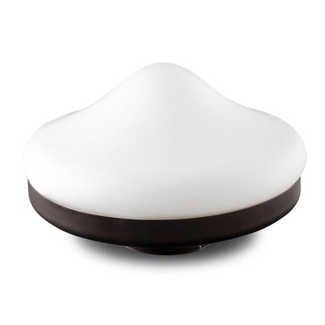 Leds-C4 Phuket plafond ventilator bruin/ bruin rotan met optioneel verlichting