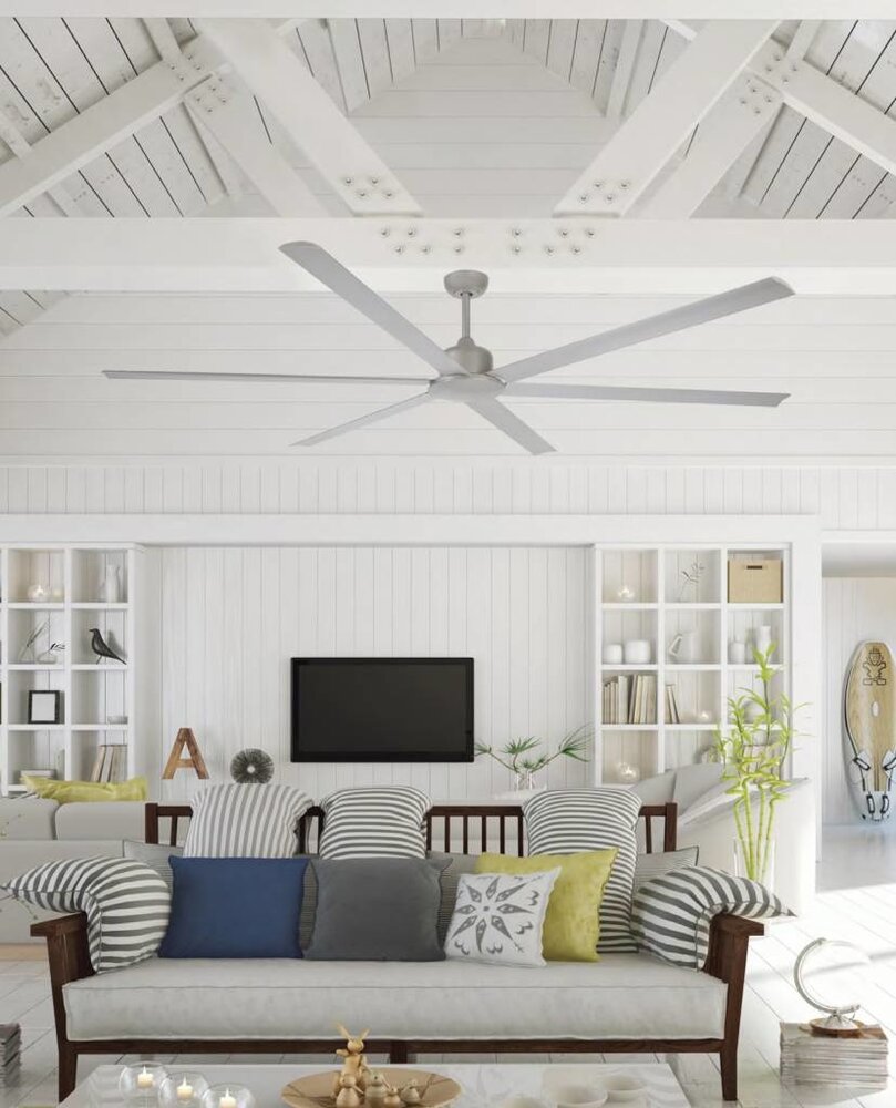 Leds-C4 Handia plafond ventilator Ø2148mm in alu grijs