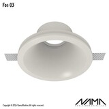 NAMA Fos03 trimless gips inbouwspot verdiept rond Ø50mm led
