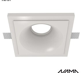 NAMA Fos04 trimless gips inbouwspot verdiept vierkant