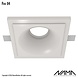 NAMA Fos 04 trimless gips inbouwspot verdiept vierkant voor Ø50mm led