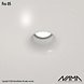 NAMA Fos 05 trimless gips inbouwspot verdiept vierkant voor Ø50mm led