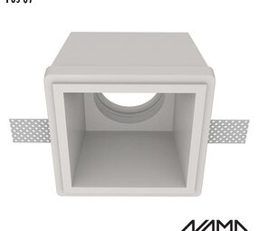 NAMA Fos07 trimless gips inbouwspot verdiept vierkant