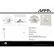 NAMA Fos 10 trimless gips inbouwspot rond-schuin voor Ø50mm led