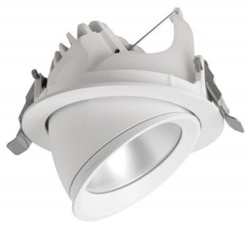Megaman Modena Carlo uitkantelbare led straler 25W-3000K wit