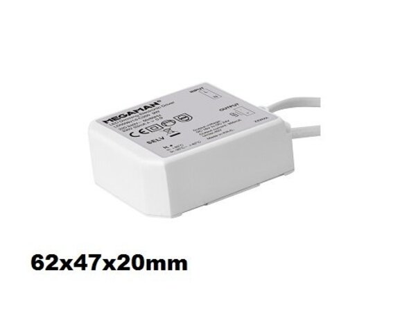 Megaman MM09645 led inbouwspot 6Watt Dim to warm  in wit