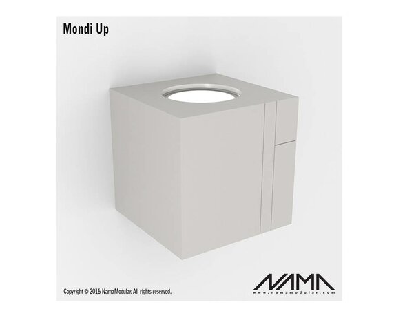 NAMA Mondi UP gips led wandlamp 230V-GU10