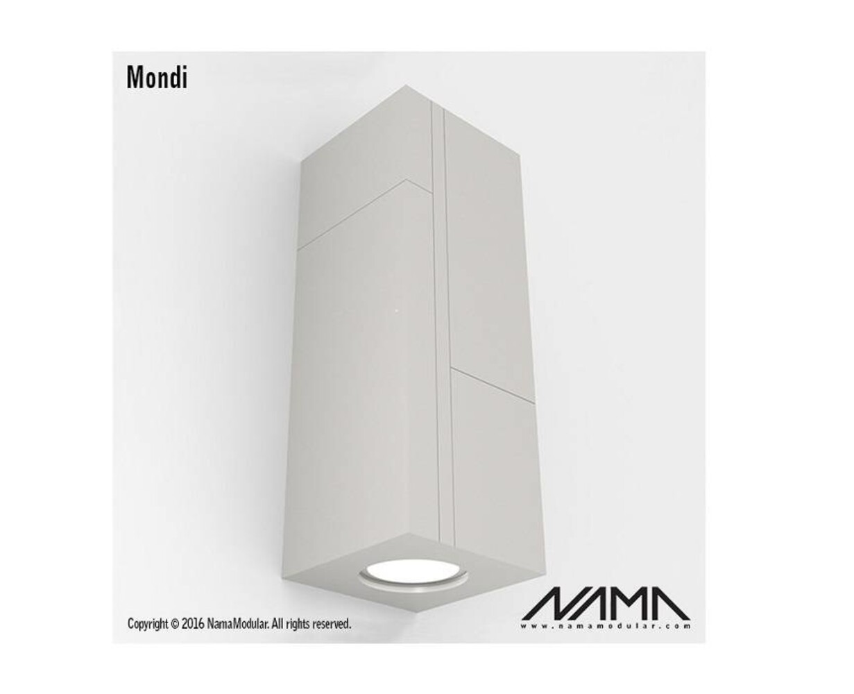 NAMA Mondi Up-down gips led wandlamp 230V-GU10