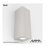 NAMA Mondi Up-down gips led wandlamp 230Volt-GU10