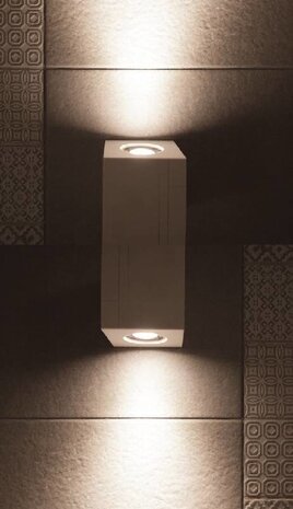 NAMA Mondi Up-down gips led wandlamp 230V-GU10