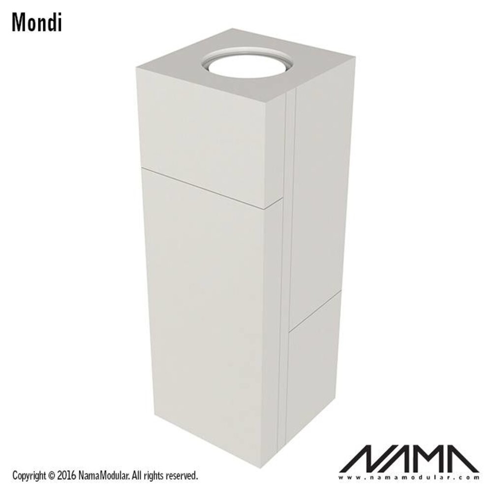 NAMA Mondi Up-down gips led wandlamp 230V-GU10