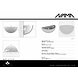 NAMA Sfera 01 Up gips led wandlamp 230V-E-27