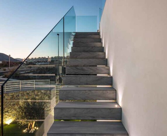 Leds-C4 GEA Power LED Step Uplight recessed 230V-1W