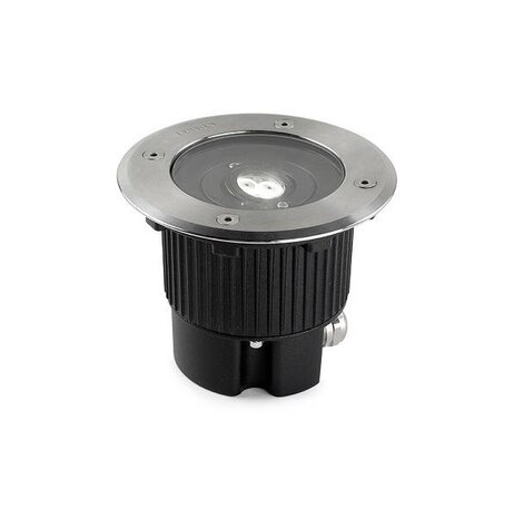 Leds-C4 Gea Power Led Uplight ronde grondspot 6Watt richtbaar RVS