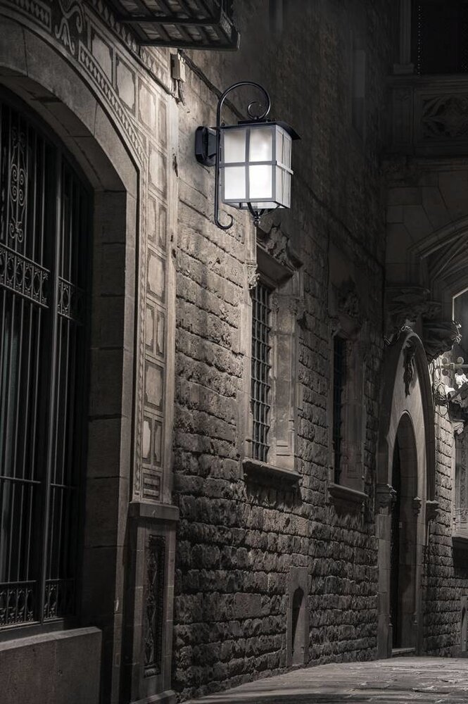 Leds-C4 Rustica outdoor wandlamp rustiek bruin/zwart E-27