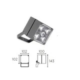 Leds-C4 Cube spotlight 15Watt (1374lm) -3000K antraciet