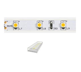 Drees QX-nature IP67 ledstrip 24V-4,8Watt 60led/mtr 500cm