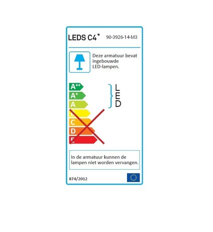 Leds-C4 Vol led downlighter 8,4Watt Ø134mm wit/opaal