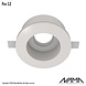 NAMA Fos12 trimless gips inbouwspot verdiept rond voor Ø50mm led
