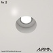 NAMA Fos12 trimless gips inbouwspot verdiept rond voor Ø50mm led