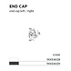 Wever-Ducre Track 1-fase End Cap (eindstuk)  in wit of zwart