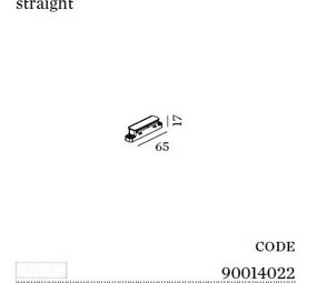 Wever-Ducre Track 1-fase connector (koppelstuk elektrisch)
