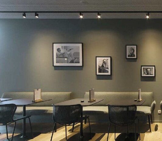 Wever-Ducre Track 1-fase connector  in wit of zwart