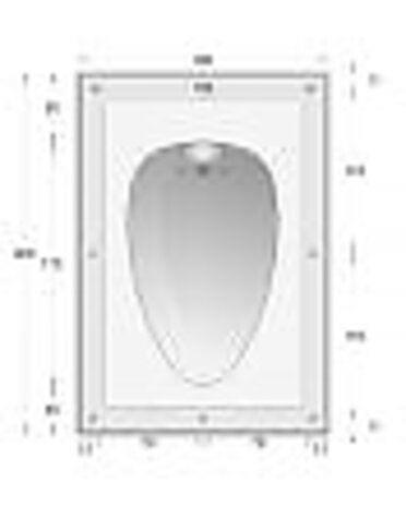 NAMA Flame trimless gips wand inbouw ovaal MR11-GU10-G4