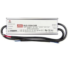 HLG-150H-24B Leddriver 24VDC-150Watt IP67 dimbaar