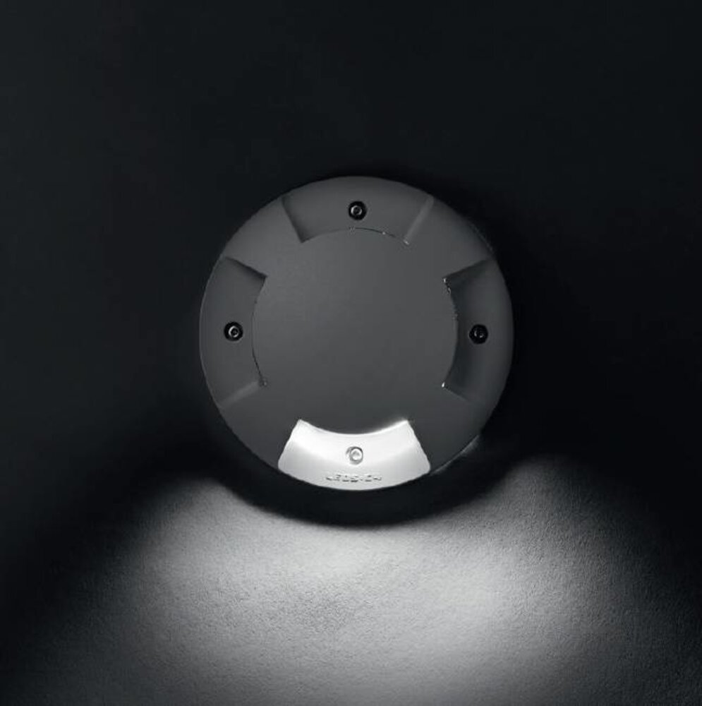 Leds-C4 Xena Surface LED 1-weg 1,5W bollard alu grijs 230Volt