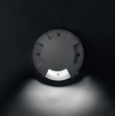 Leds-C4 Xena Surface LED 1-weg 1,5W bollard alu grijs 230Volt