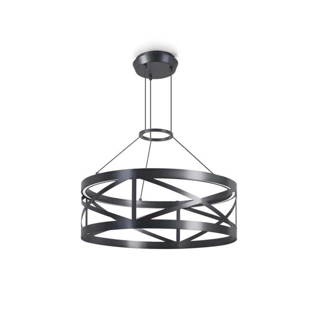 Leds-C4 Train Led hanglamp Ø580mm 29,8W-2700K zwart dimbaar