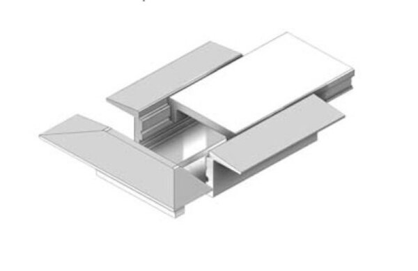 Drees Wing Mini Alu inbouw ledprofiel 2000 x 26 x 8mm
