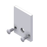 Drees Ultimate 1 eindkappen (2) alu grijs