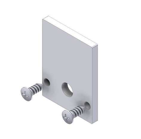 Drees Ultimate 1 eindkappen (2) alu grijs