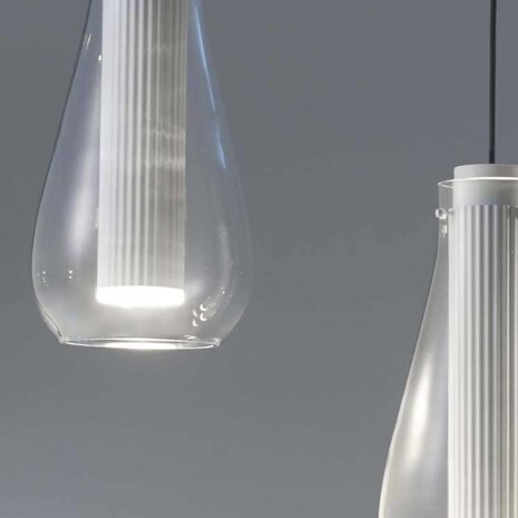 Grok Rigatto 3-voudige Led hanglamp wit 21,6W-2700K mat-wit