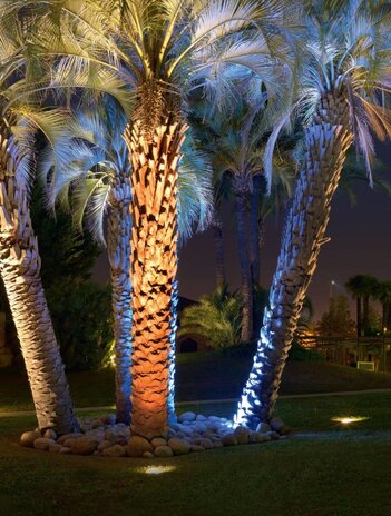 Leds-C4 Gea Power Led Pro grondspot 2Watt richtbaar RVS