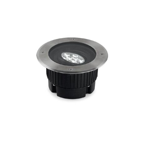 Leds-C4 Gea Power Led Uplight ronde grondspot 18Watt richtbaar RVS
