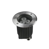 Leds-C4 Gea Power Led Pro grondspot 6Watt richtbaar RVS
