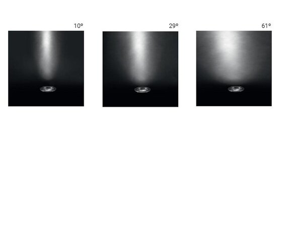 Leds-C4 Gea Power Led Pro grondspot 12,6Watt richtbaar RVS