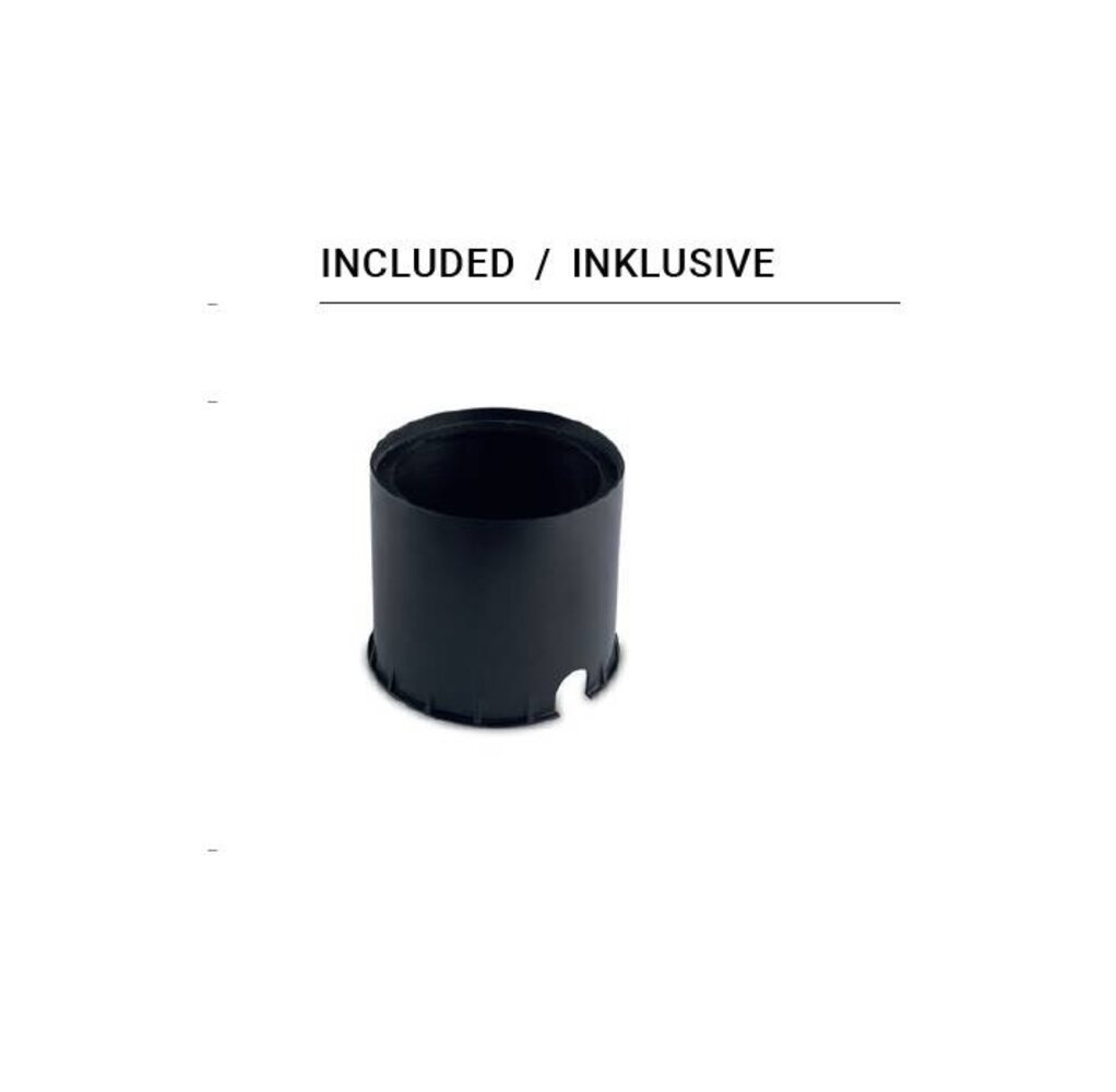 Leds-C4 Gea Power Led Pro grondspot 12,6Watt richtbaar RVS