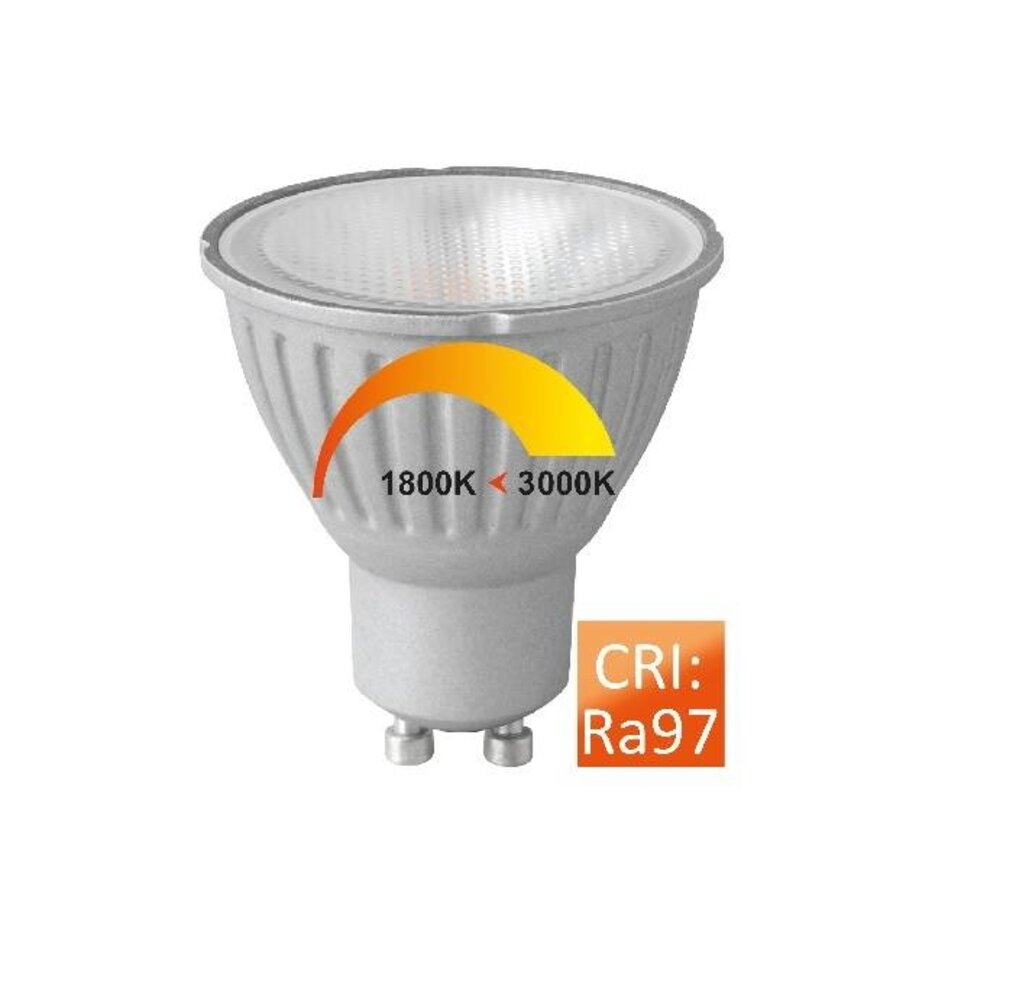 Megaman MM09680 PAR16-GU10 6Watt/36gr Dim to Warm  CRI97