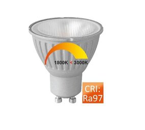 Megaman MM09680 PAR16-GU10 Dtw 1800-3000K 6Watt-36gr CRI97