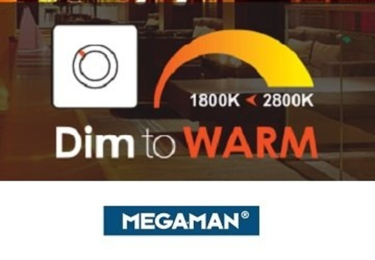 Megaman MM09680 PAR16-GU10 6Watt/36gr Dim to Warm  CRI97
